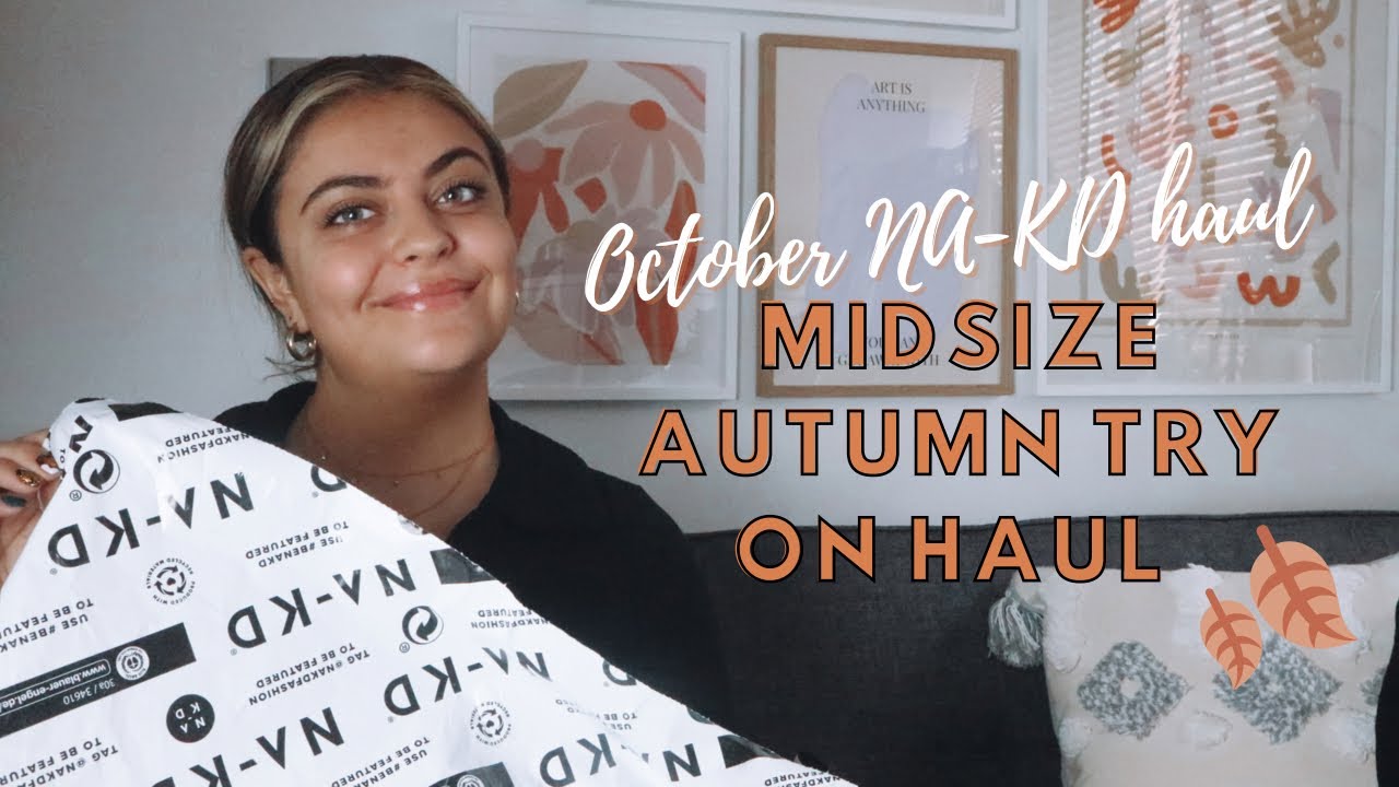 OCTOBER MIDSIZE NAKD HAUL 🍂 autumn wardrobe update! tops, dresses and