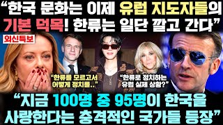 한 국가의 94.8%가 한국을 사랑한다? 유럽 지도자들 "한류는 기본 장착!", 한류가 국력을 뒤집어 버린 순간