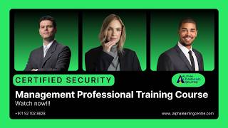 Certified Security Management Professional Training Course