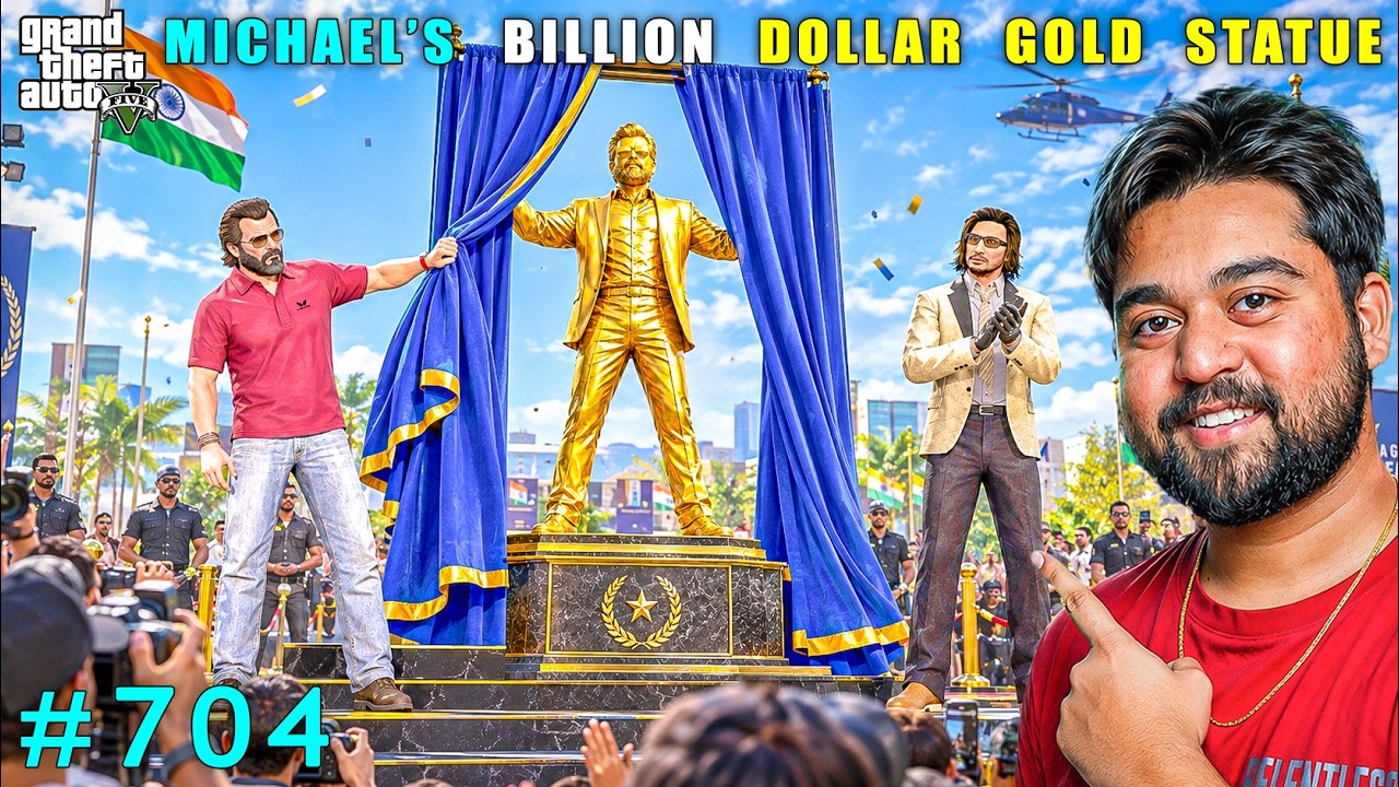 Building A Billion Dollar Golden Statue | Gta 5 Gameplay #704
