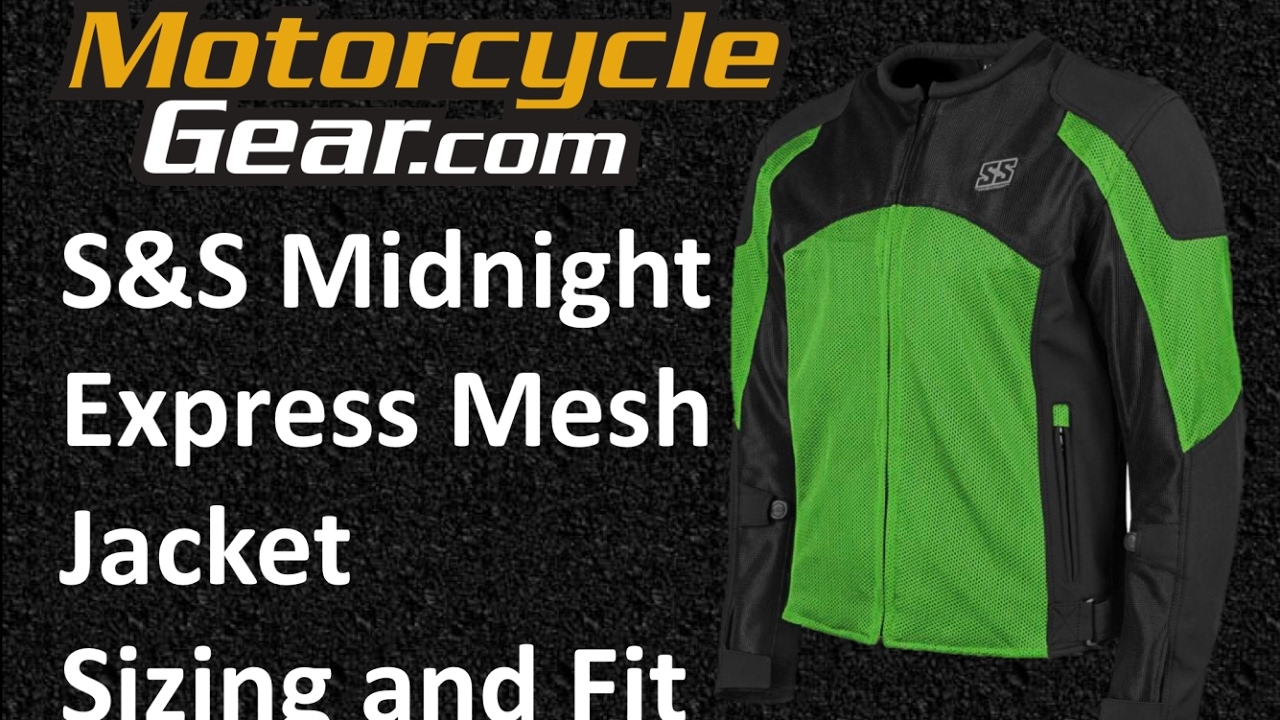Speed and Strength Midnight Express Mesh Jacket Sizing and Fit Guide