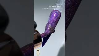 ✨ Witching Hour vibes ✨ 4 deep holographic shades = autumn & winter essentials 🍂❄️ Swatched by Amy