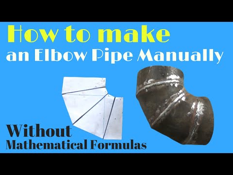 How to make an Elbow Pipe Manually (Without Mathematical