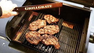 How To Sear Steaks Using Grill Grates On A Pellet Grill! / ZGrills 600 Series And Grill Grates!