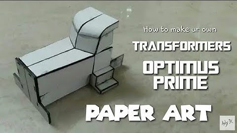 How to make your own TRANSFORMERS OPTIMUS PRIME | Part 1: Front outer cover