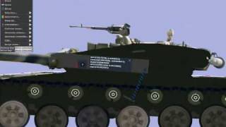 Phun T-90 tank with cannon stabilizer