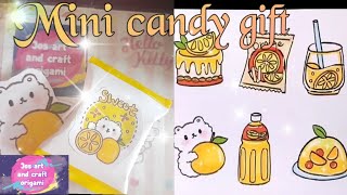 Mini Candy gift //with paper //JosArt and Craft Origami