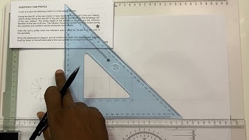 Cam profile (simple harmonic motion and constant velocity)