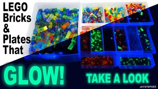 LEGO Transparent Bricks That Glow Using A Black Light Tips & Tricks.