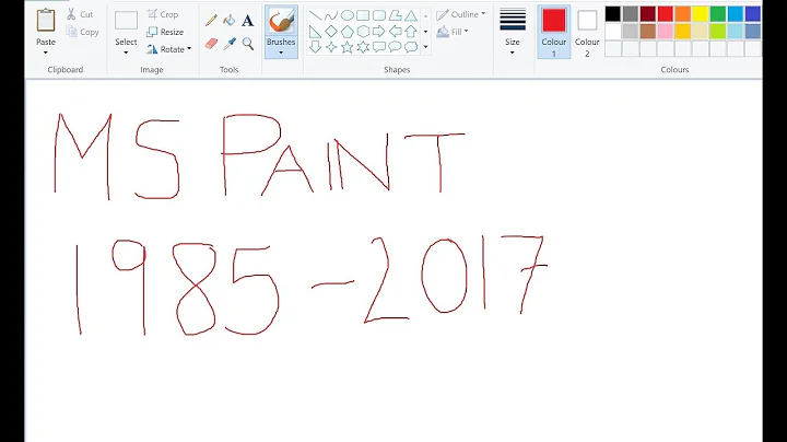 R.I.P MS PAINT (1985-2017) DIED