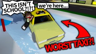 THE WORST TAXI DRIVER EVER | Roblox Brookhaven RP Funny Moments