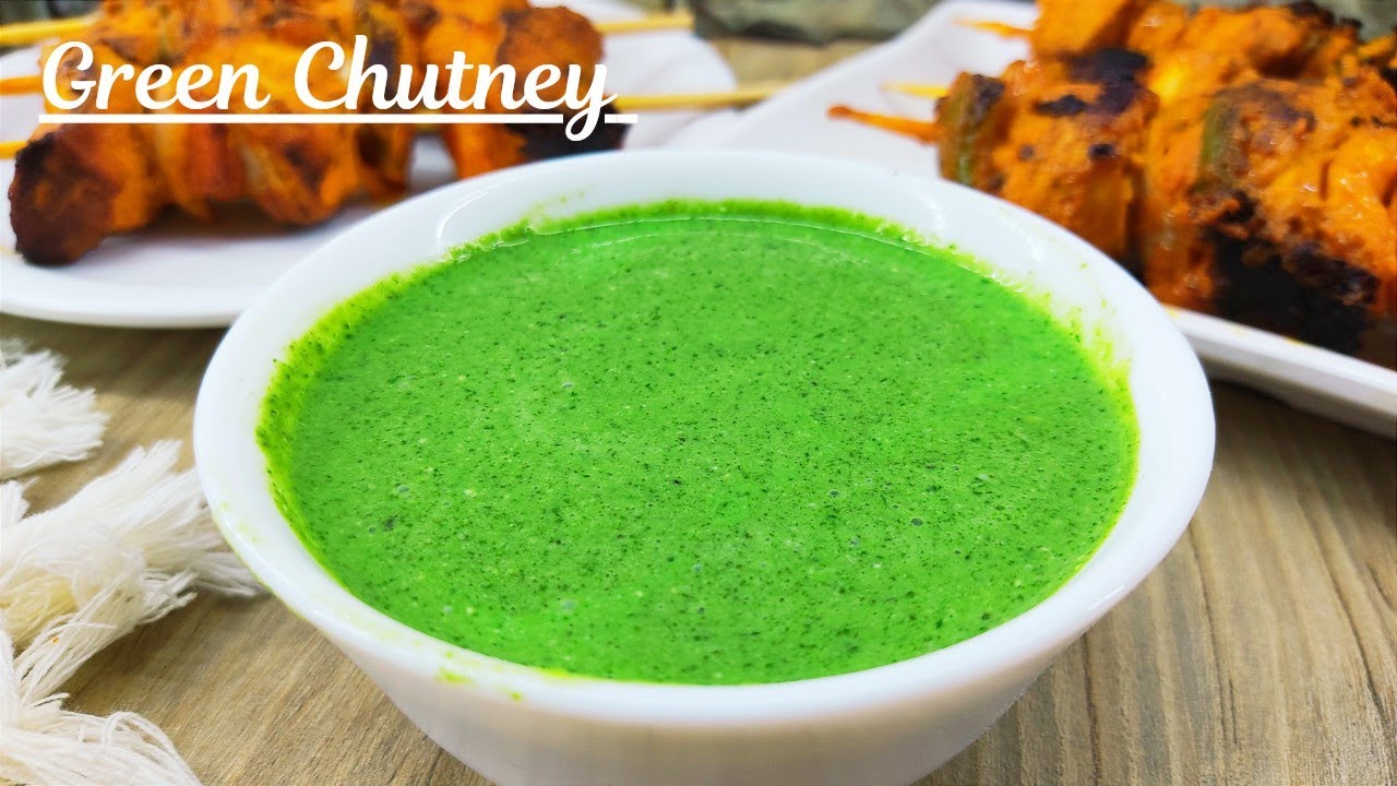 Green Chutney for Tandoori,Kababs & Tikkas How to Make Green Chutney