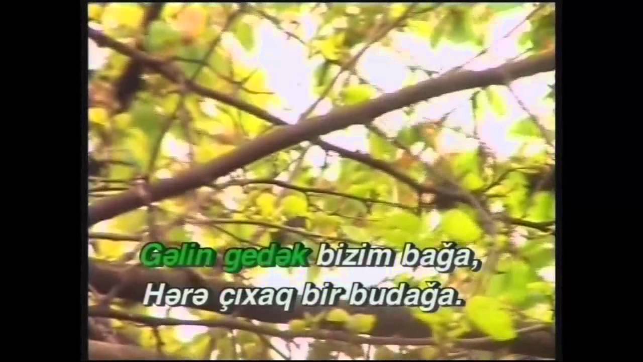 Azeri Karaoke "Almanı atdım xarala" Xalq Mahnısı YouTube