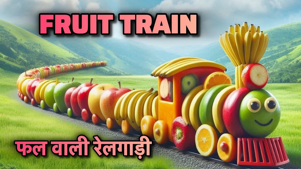 Fruit Wali Railgadi | Phalon Ki Rail | Kids Cartoon Song