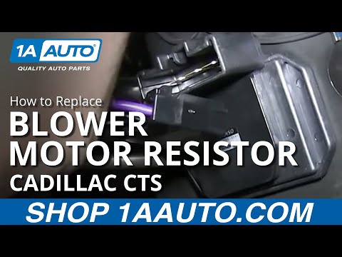 How to Replace Install Blower Motor Resistor Cadillac CTS 03-07