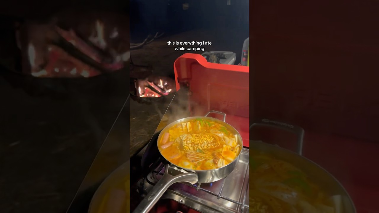 Everything I eat at camping 