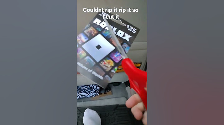 Ripped Roblox Gift Card