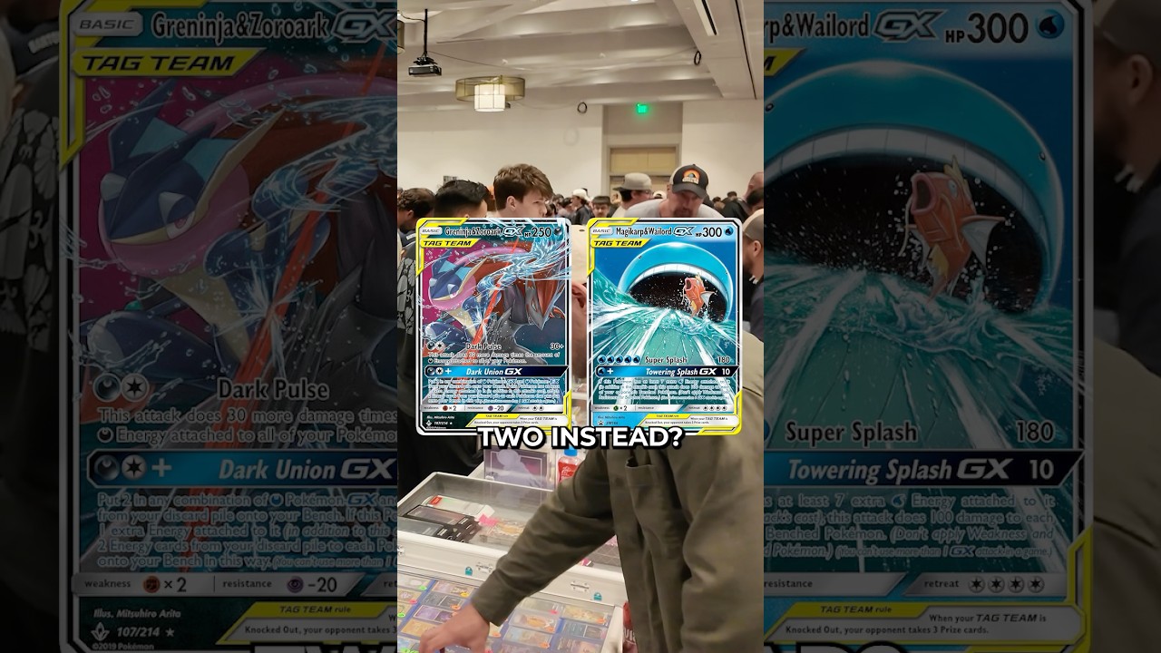 Making deals for Tag Teams as often as I can 😍 #pokemon #vendorpov #cardshow #magikarp #greninja