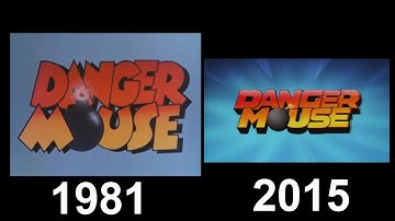 Danger Mouse 1981 and 2015  Intros compared