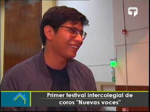 Primer festival intercolegial de coros Nuevas voces
