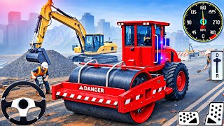 🚜 Road Roller Simulator 🚨 | EPIC Construction Challenge 😱🔥 screenshot 5