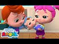 Baby is sick 2  little angel  kids cartoon show  toddler songs  healthy habits for kids