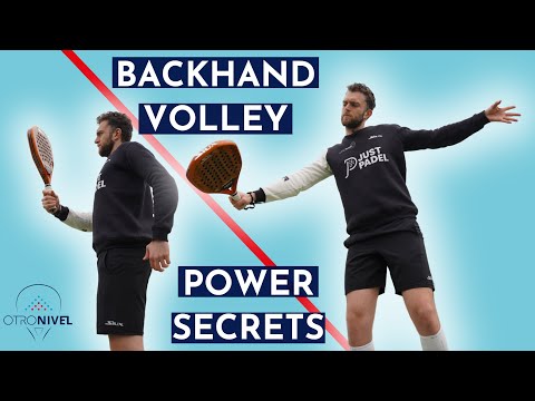 Tips to improve power and technique on your backhand volley.