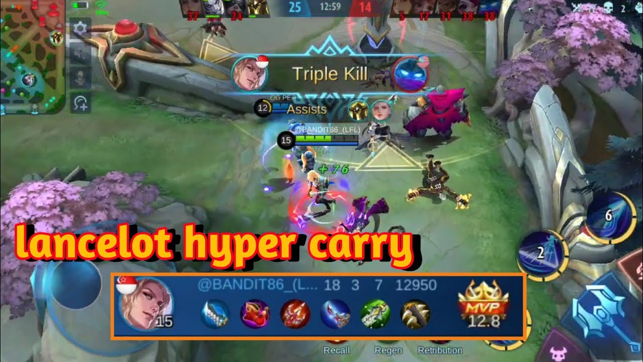 LANCELOT HYPER VS GUINEVERE HYPER?? |MOBILE LEGENDS - YouTube