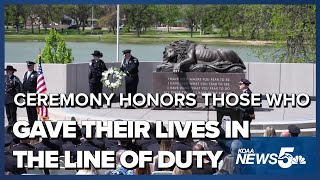 Ceremony honors those who have given their lives in the line of duty