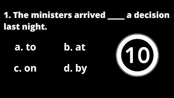 Can you score 10/10? | Beginners Level English Grammar Quiz | English Preposition Quiz Episode - 4