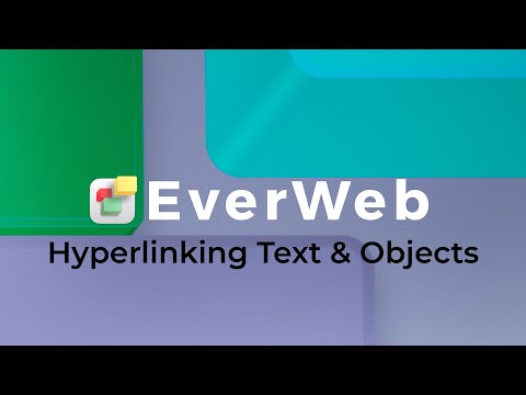 Hyperlinking Text and Objects in EverWeb