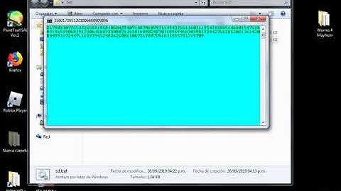 archivo bat (ventana de comandos) que hice cuando estaba aburrido