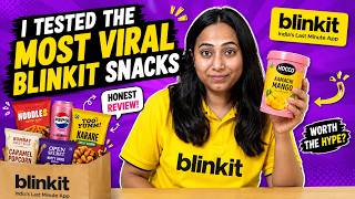 I Tested the MOST VIRAL BLINKIT Snacks ! Are These ACTUALLY Good?😳
