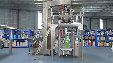 KenHigh/Automatic coffee beans quad seal stand-up pouch packaging machine