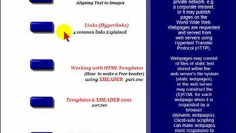 Video Series One overview. "How To Build A Web Page for Free"