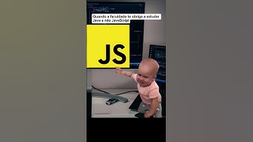 🤣 Faculdade te obriga a estudar Java e não JavaScript! 😂💻 #Programação #Shorts