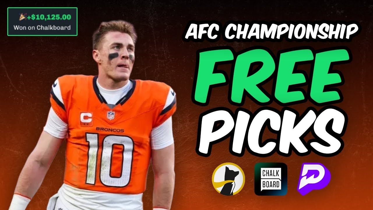 BEST AFC Championship Player Props 🔥 Patriots vs Broncos Picks
