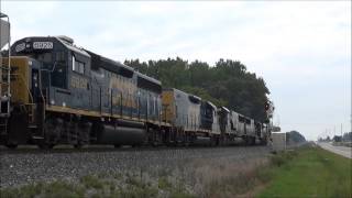 TRRS 255: CSX Manifest Q326 at Saugatuck & Jenison, Michigan [HD]