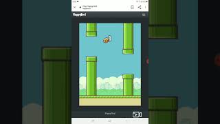 Flappy bird  it is deleted in 2016 do like this to play // comment below and subscribe screenshot 4