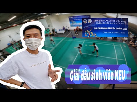 Video Ghé thăm Giải cầu lông sinh viên trường Đại Học Kinh... - youtube