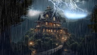 No more sleepless nights!⛈ Violent Thunderstorm Sounds with Heavy Thunder and Rain to Sleep, Relax