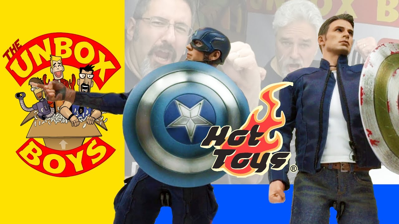 Hot Toys CAPTAIN AMERICA and STEVE ROGERS plus BONUS STUDIO TOUR