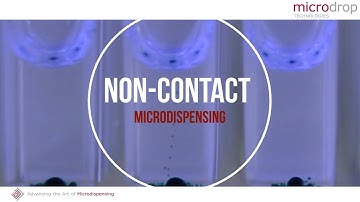 Non-Contact Microdispensing for precise liquid handling