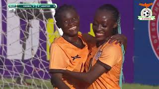 Copper Queens hit Lesotho for seven | Highlights | Zambia 7-0 Lesotho | COSAFA Women’s Championship