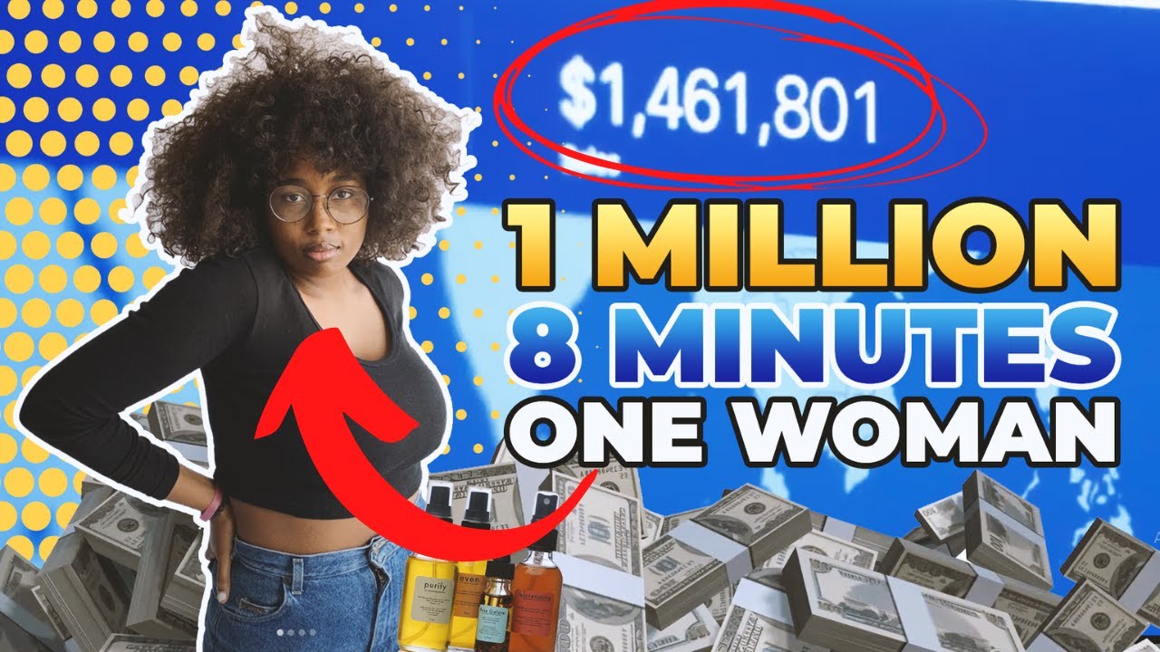 20 year old makes 1 million in 8 minutes (shopify)