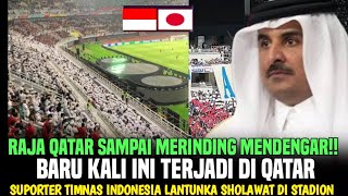 Download Lagu Raja Qatar Sampai Merinding!! Baru Kali Ini Ada Suporter Lantunka Sholawat Di Stadion MP3