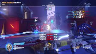 Hanzo Quadruple Kill!!!!!!!!!!
