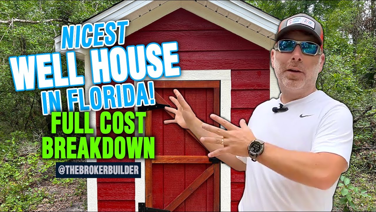 Nicest Well Pump House in Florida! How much did it cost?