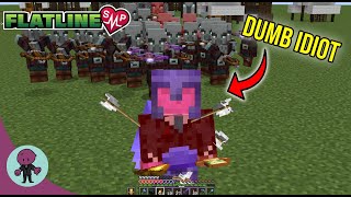 A Chaotic Day On The Flatline SMP + Bedwars