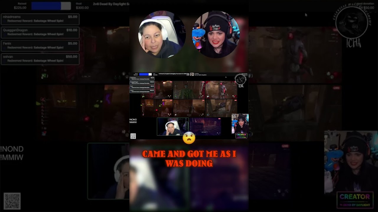 Dead By Daylight 2v8 Sandbagging Tournament | Locker Roulette